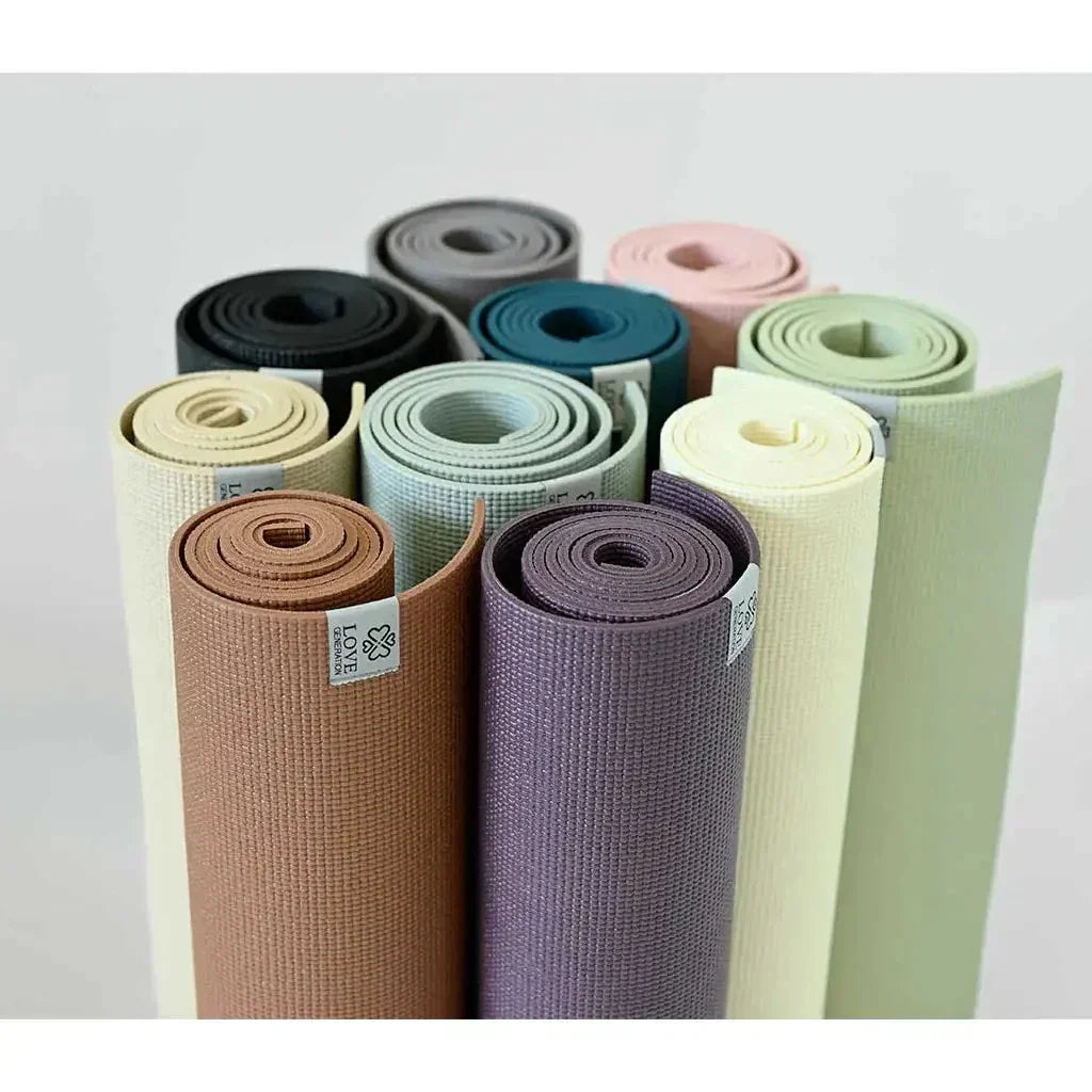 Yogamat extra dik 6 mm - Love Generation - earth - The Mindfulshop