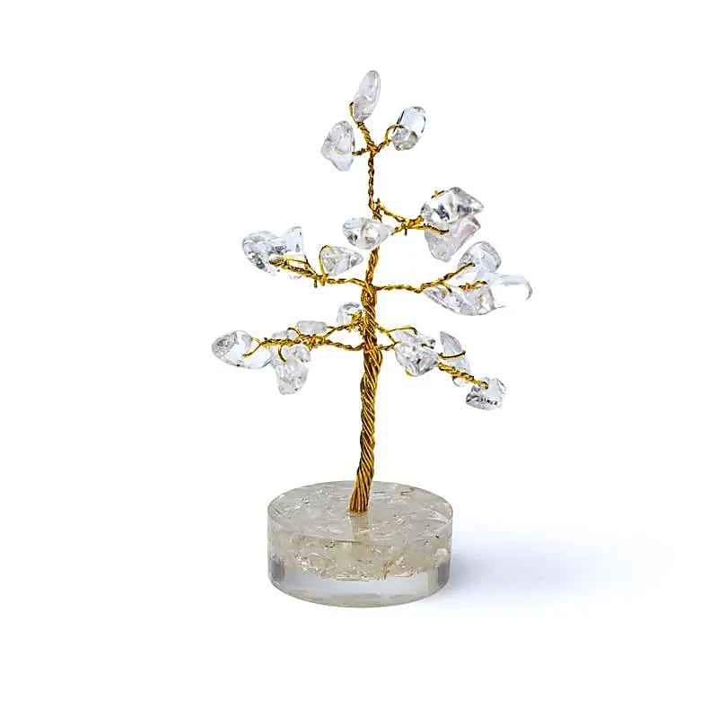 Edelsteenboom bergkristal - Mindfulshop - wit
