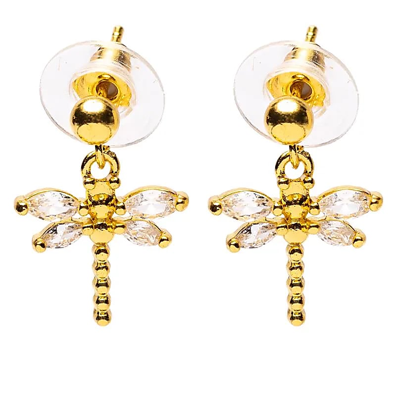 Oorbellen libelle - goud