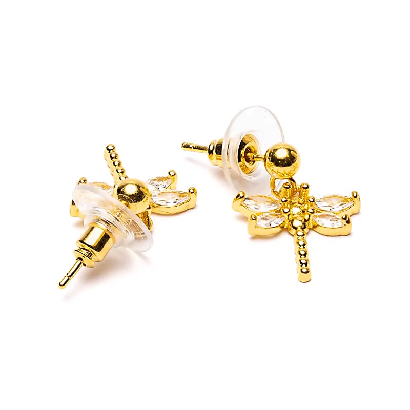 Oorbellen libelle - goud