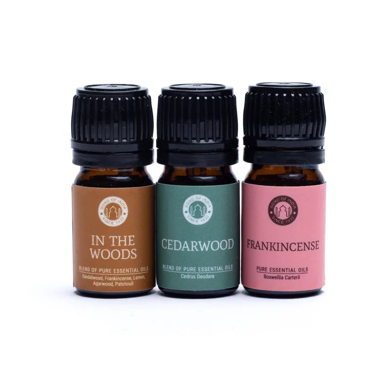 Etherische olie aromatherapie set woodsy - Song of India