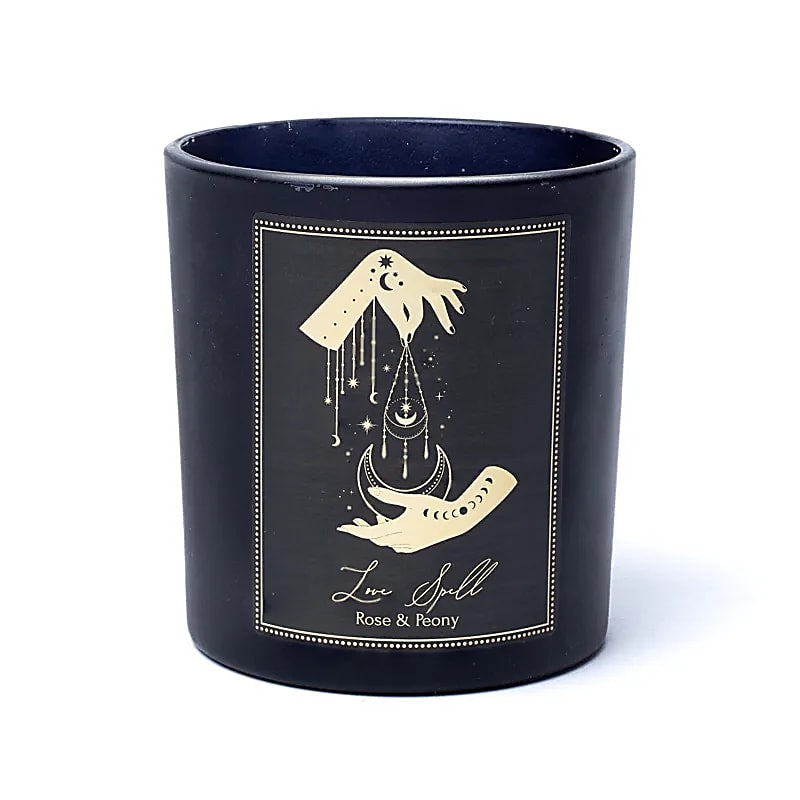 Manifestatiekaars love spell in glas - Song of India