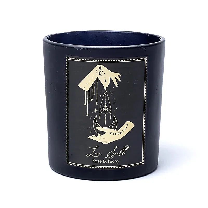 Manifestatiekaars love spell in glas - Song of India