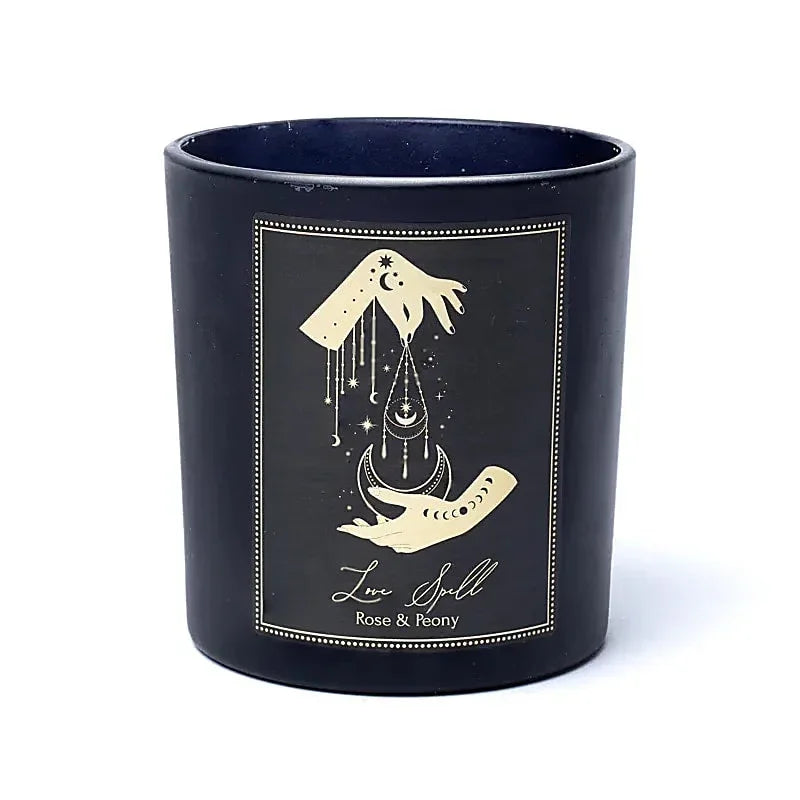 Manifestatiekaars love spell in glas - Song of India