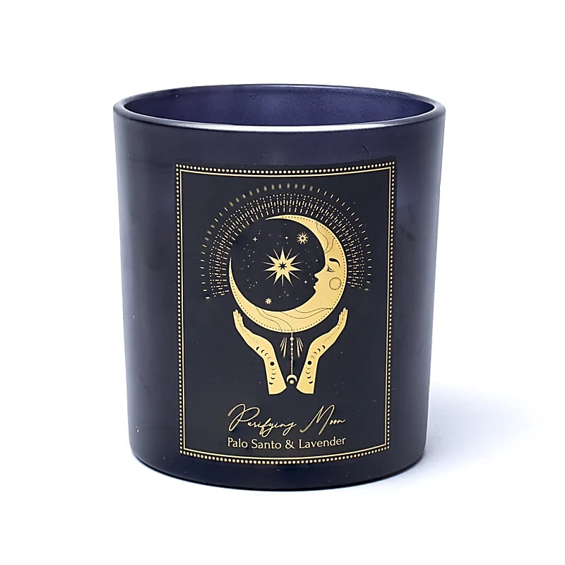 Manifestatiekaars purifying moon in glas - Song of India