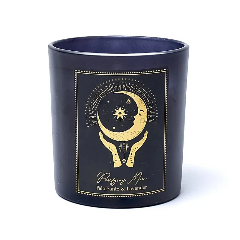 Manifestatiekaars purifying moon in glas - Song of India