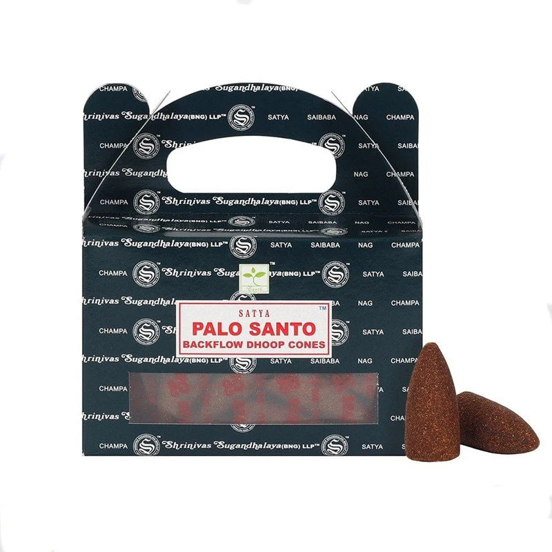 Backflow wierookkegels palo santo - Satya
