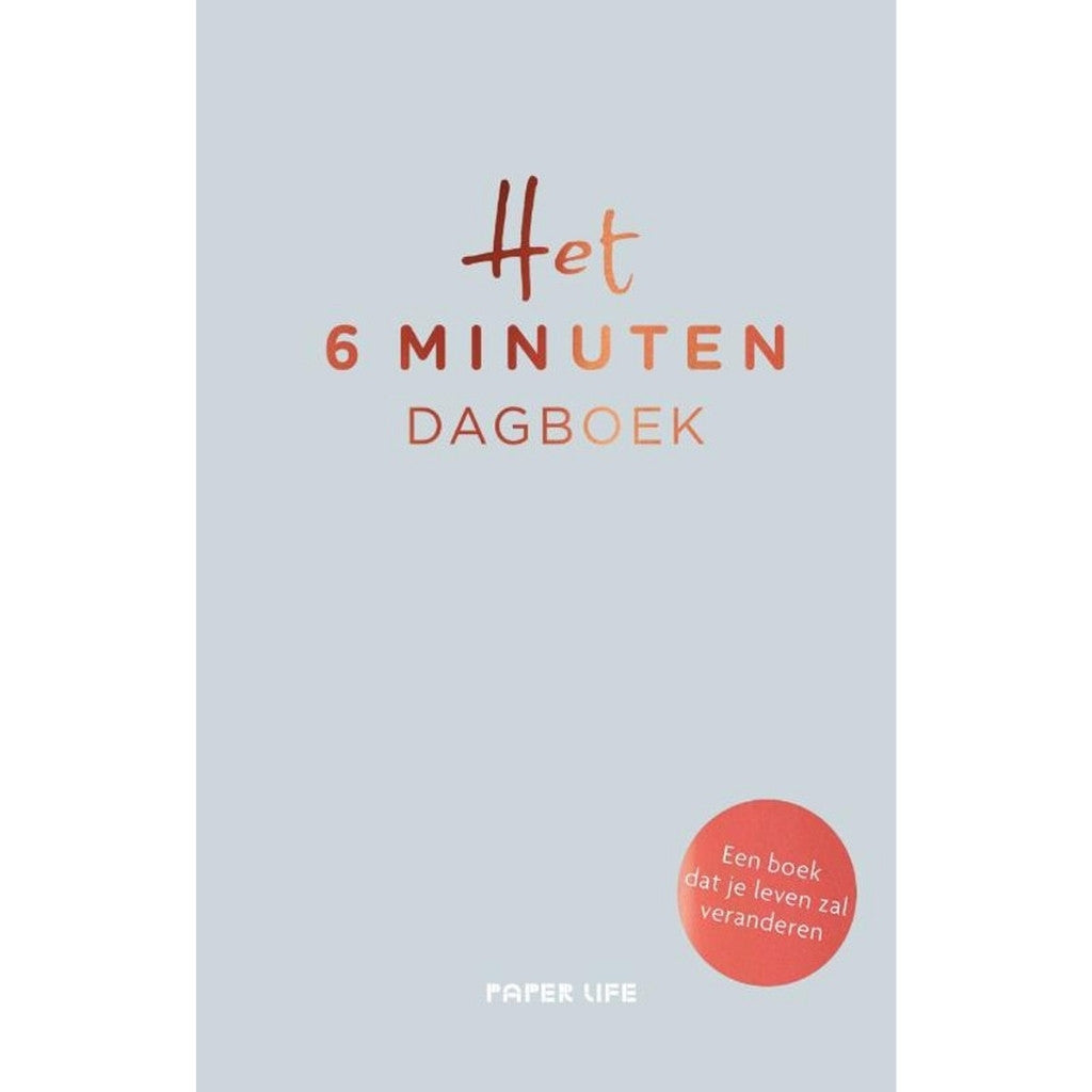 Het 6 minuten dagboek - lichtblauw