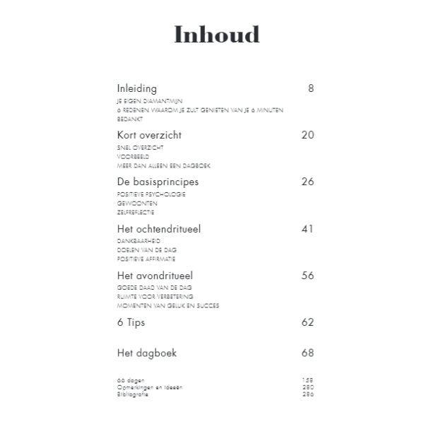 Het 6 minuten dagboek - lichtblauw