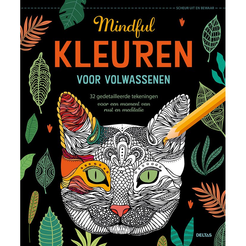 Mindful kleuren voor volwassenen kleurboek