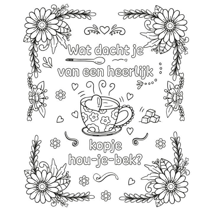 Het enige echte f*ck it kleurboek