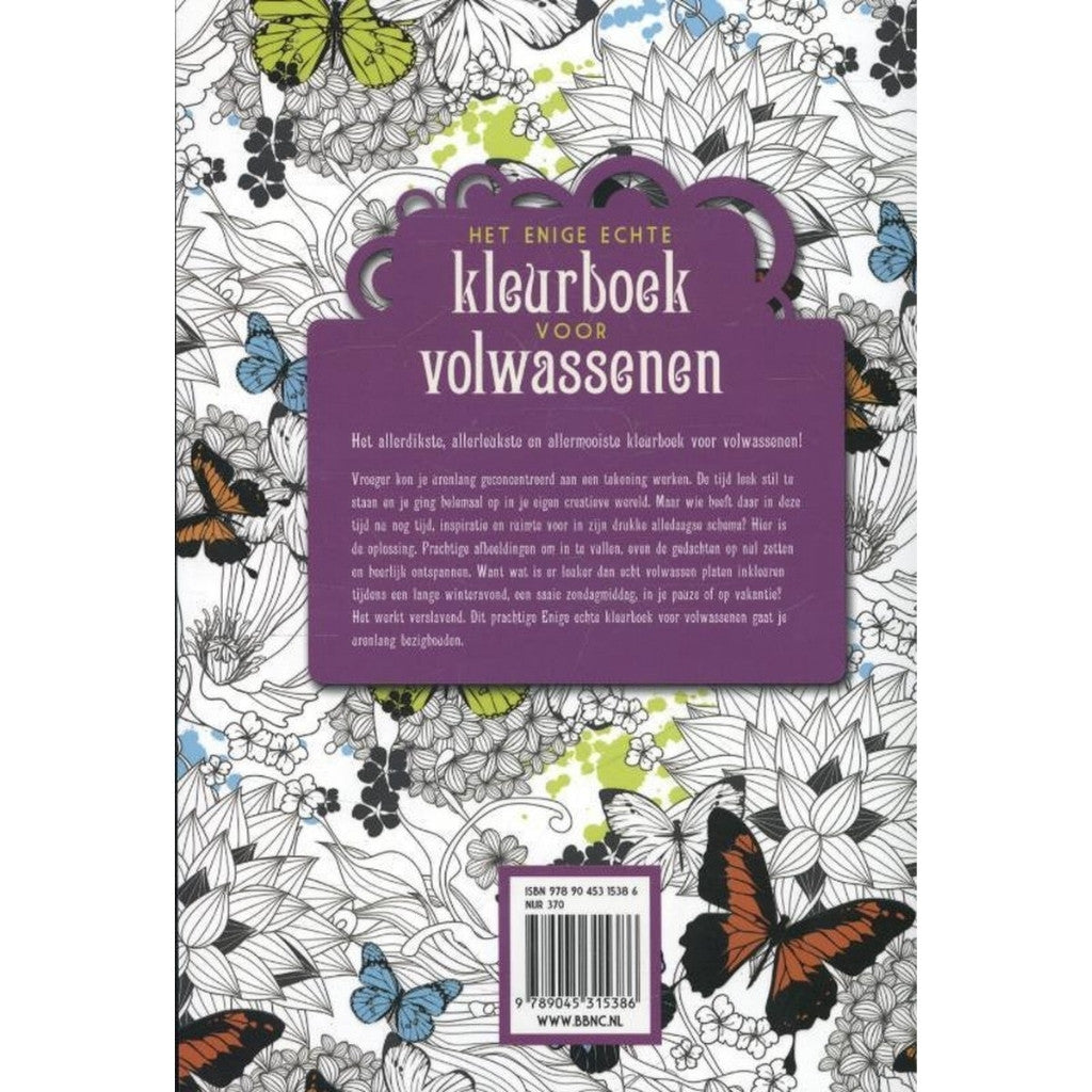 Het enige echte kleurboek voor volwassenen