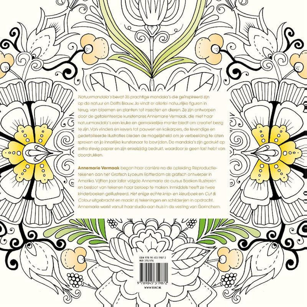 Kleurboek natuur mandala's