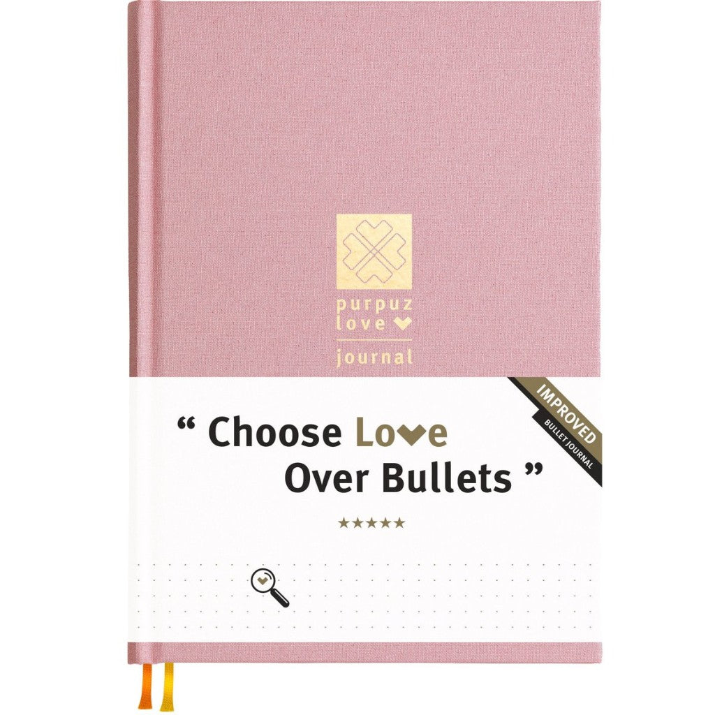 Purpuz Love yournal - baby pink