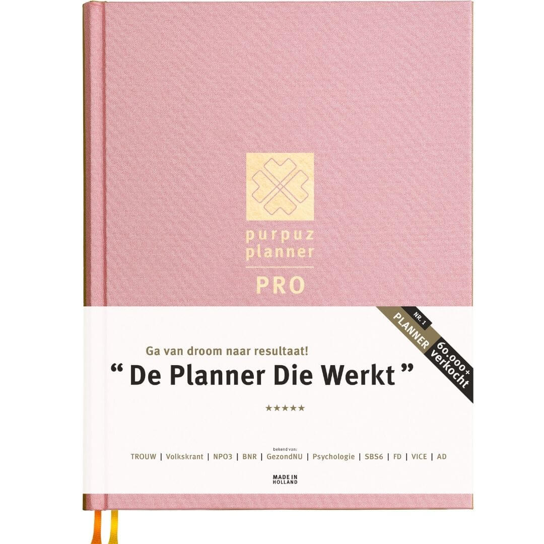 Purpuz Planner PRO ( ongedateerd ) - baby pink