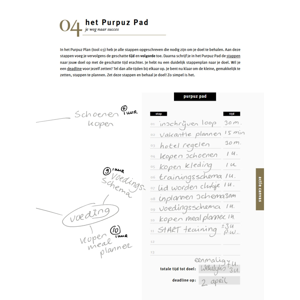Purpuz Planner PRO (ongedateerd) - baby pink
