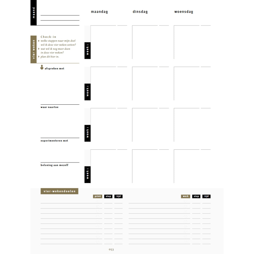 Purpuz Planner PRO (ongedateerd) - baby pink