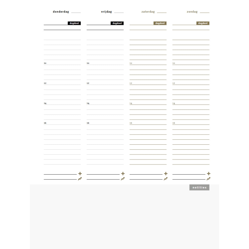 Purpuz Planner PRO (ongedateerd) - baby pink