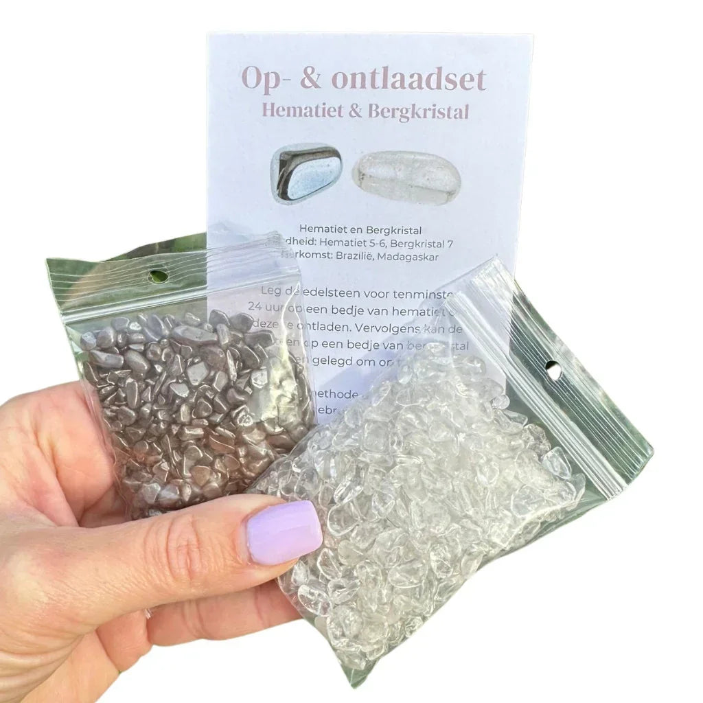 Edelstenen oplaad en ontlaadset - DOA - The Mindfulshop