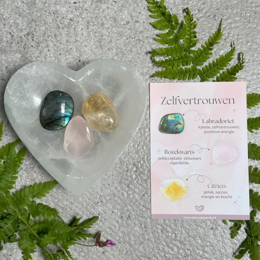 Edelstenen set zelfvertrouwen - DOA - The Mindfulshop