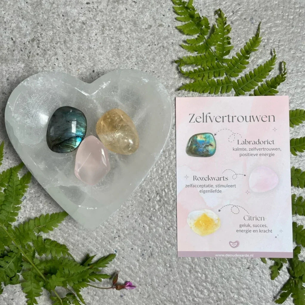 Edelstenen set zelfvertrouwen - DOA - The Mindfulshop