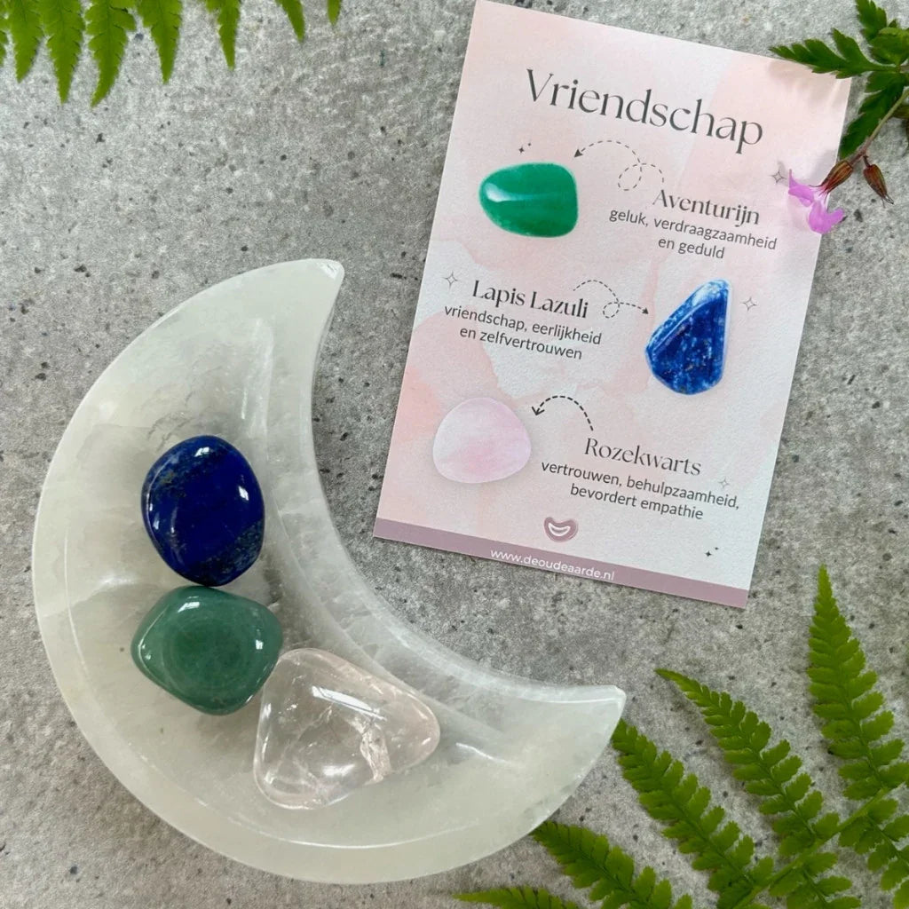 Edelstenen set vriendschap - DOA - The Mindfulshop