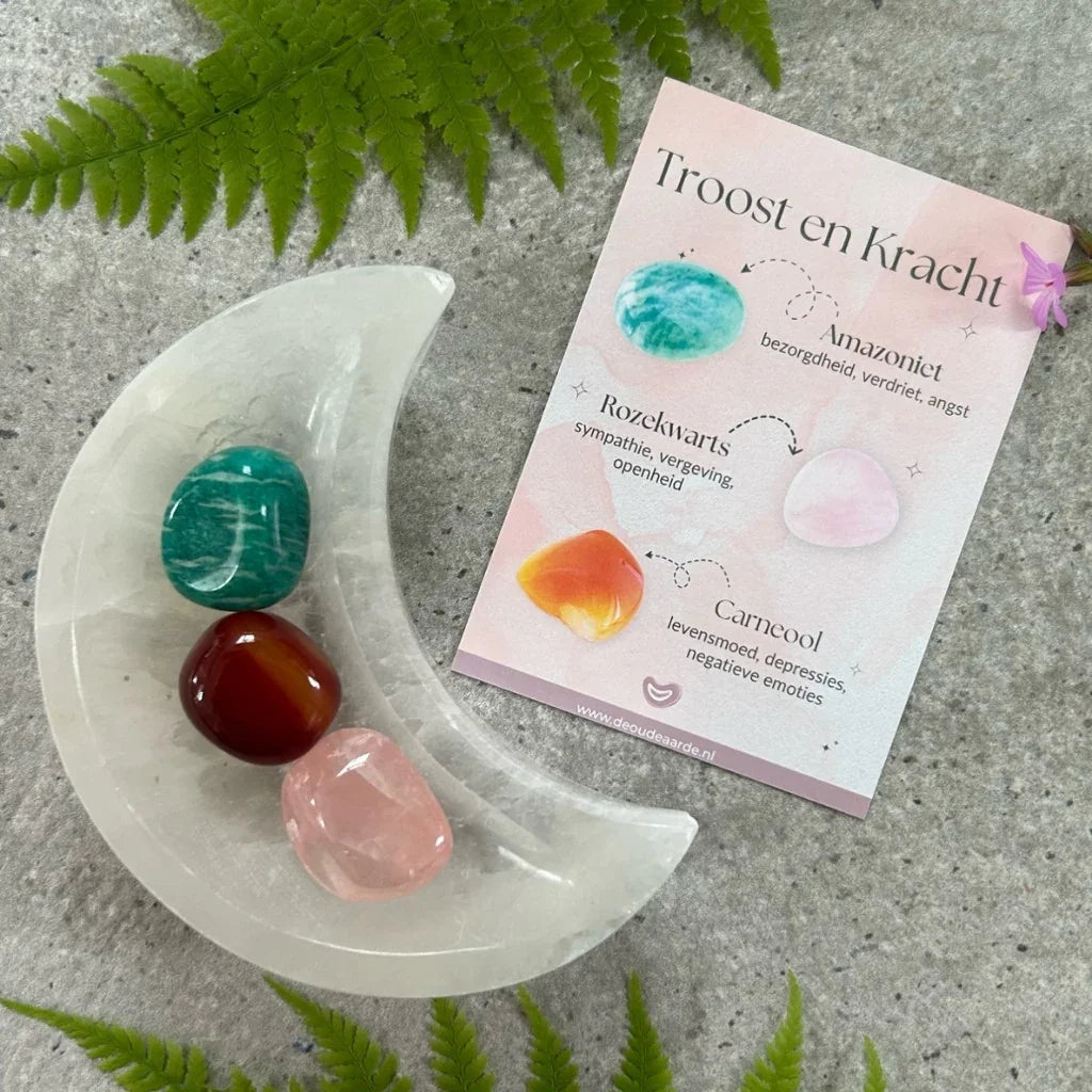 Edelstenen set troost en kracht - DOA - The Mindfulshop