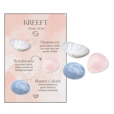 Edelstenen sterrenbeeld zakje kreeft - DOA - The Mindfulshop
