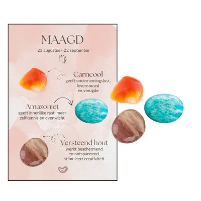 Edelstenen sterrenbeeld zakje maagd - DOA - The Mindfulshop