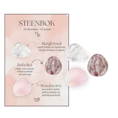 Edelstenen sterrenbeeld zakje steenbok - DOA - The Mindfulshop