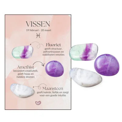 Edelstenen sterrenbeeld zakje vissen - DOA - The Mindfulshop