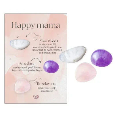 Edelstenen set happy mama - DOA - The Mindfulshop