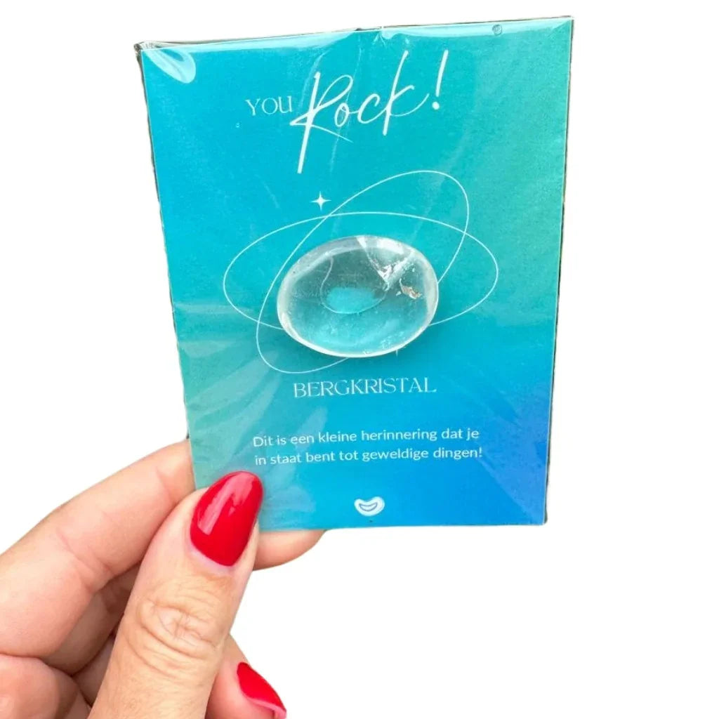 Edelsteen you rock - DOA - bergkristal - The Mindfulshop