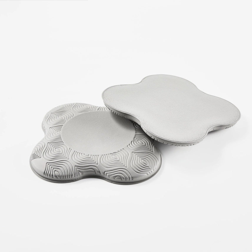 Yoga ondersteunende jelly pads - set van 2 - Myga - grijs