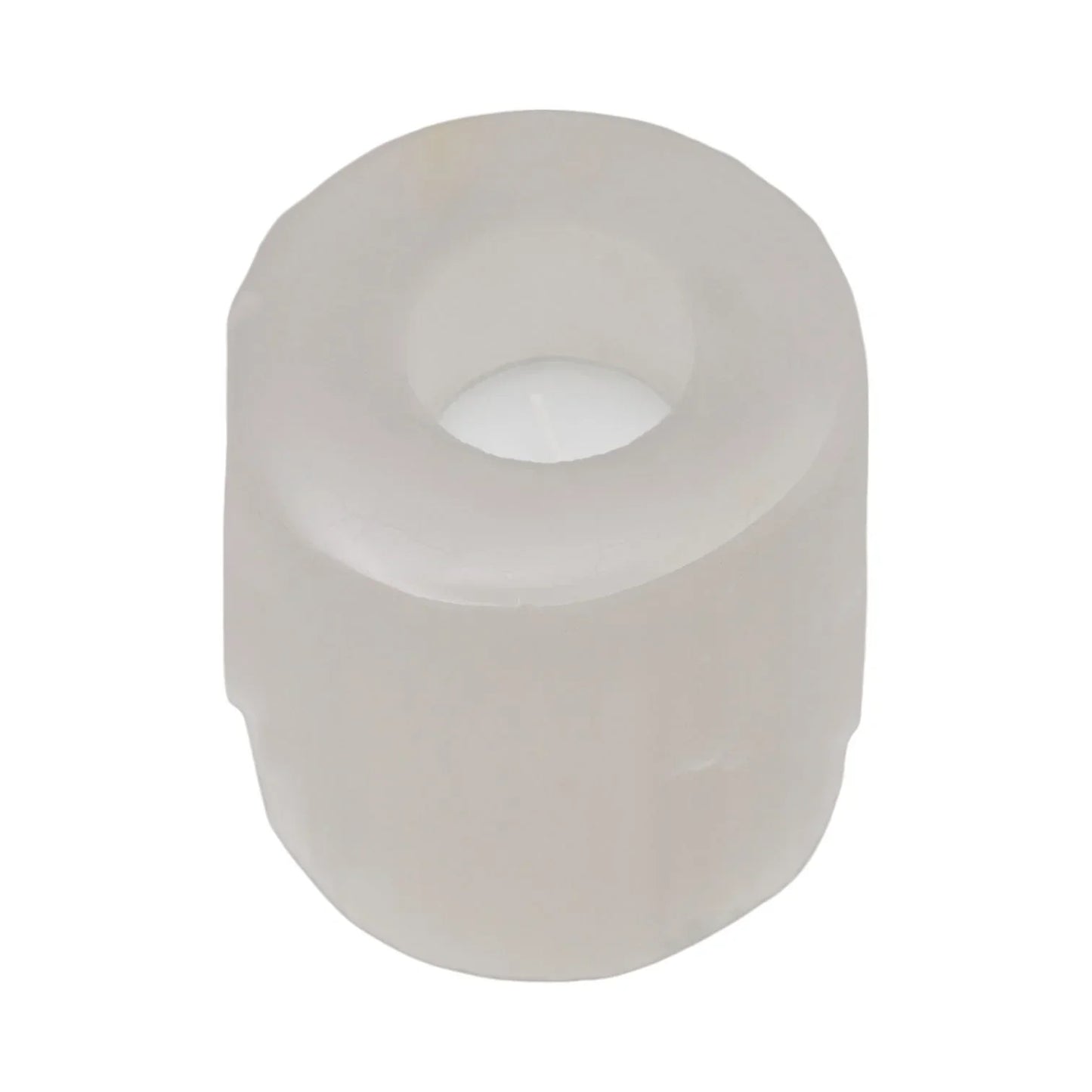 Waxinelichthouder seleniet 10cm - DOA