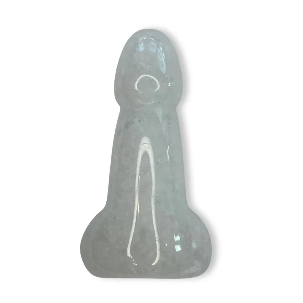 Edelsteen fallus bergkristal - 5 cm - The Mindfulshop