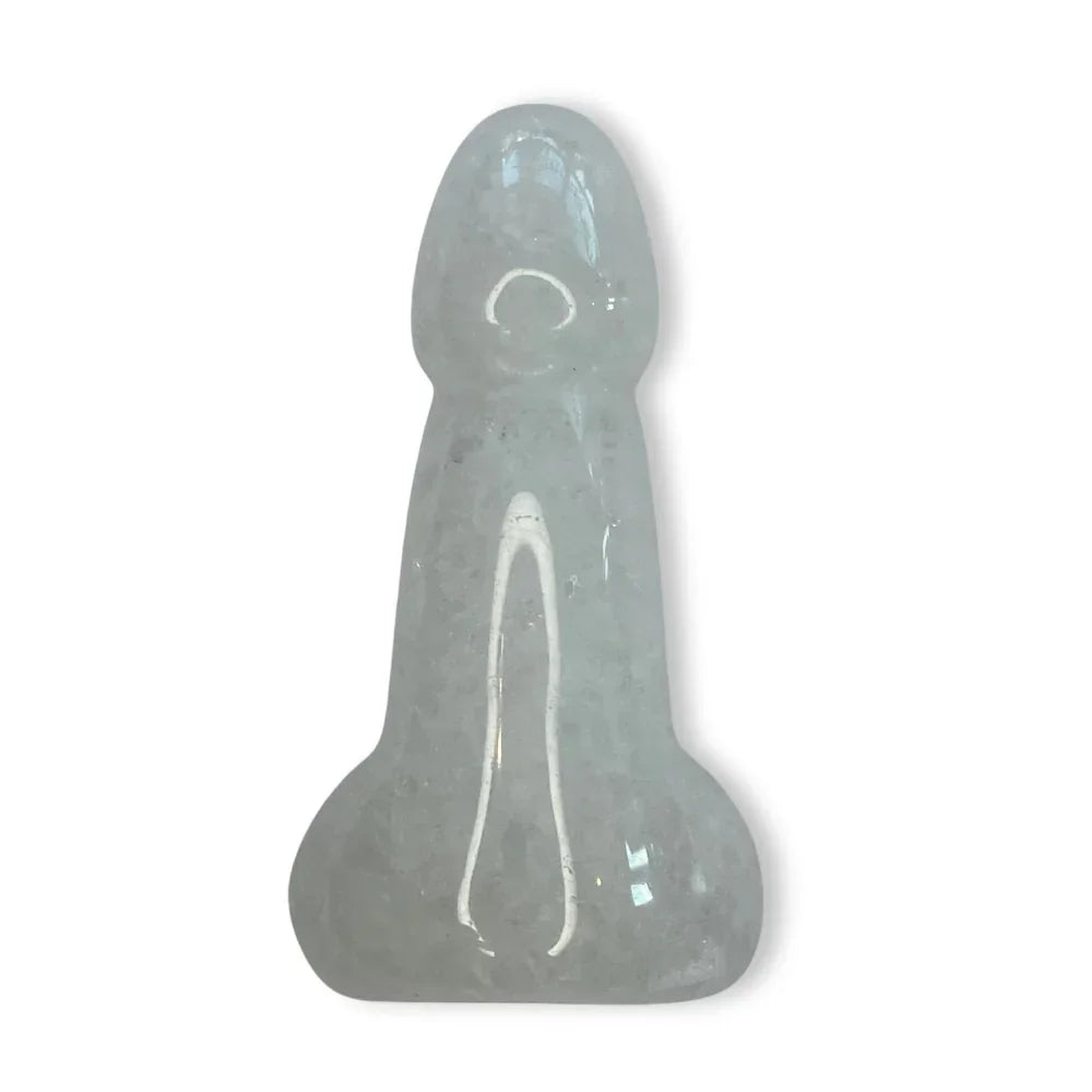 Edelsteen fallus bergkristal - 5 cm - The Mindfulshop