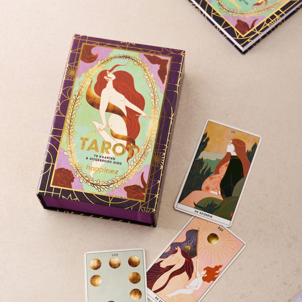 Happinez Tarot kaarten deck inclusief begeleidende gids