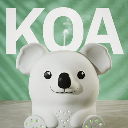 Diffuser ultrasonic Koala animalia 80 ml - Innobiz - wit