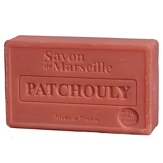Natuurlijke zeep patchouli - Savon de Marseille - rood