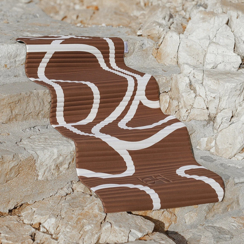 Exercise mat Archy 8 mm - Hercule Studio - bari choco print