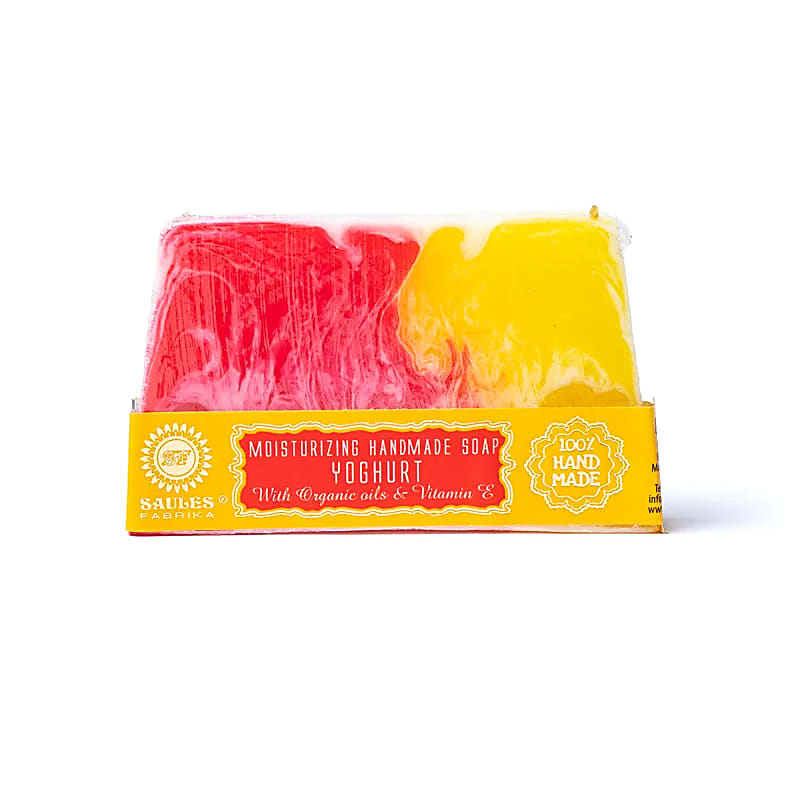 Natuurlijke handgemaakte zeep yoghurt - Saules Fabrika - multicolor