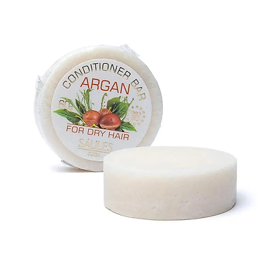 Natuurlijke conditioner bar argan - droog haar - Saules Fabrika