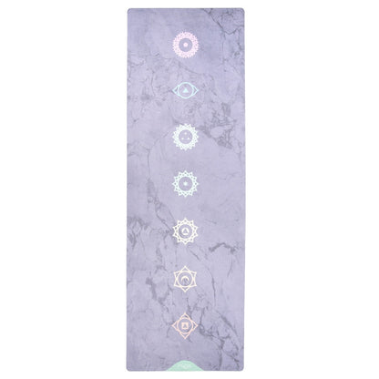 Yogamat deluxe vegan suede 3mm - Myga - grijs