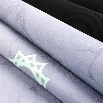 Yogamat deluxe vegan suede 3mm - Myga - grijs