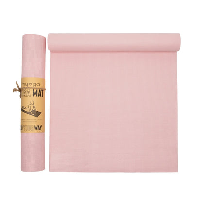 Yogamat basic 4mm - Myga - dusty pink