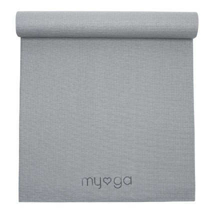 Yogamat basic 4mm - Myga - grijs