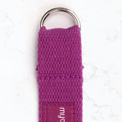 Yogariem en draagriem 2 in 1 - Myga - plum