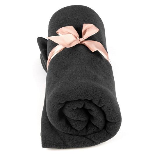 Yogadeken fleece - Myga - zwart