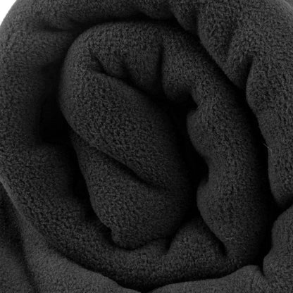 Yogadeken fleece - Myga - zwart